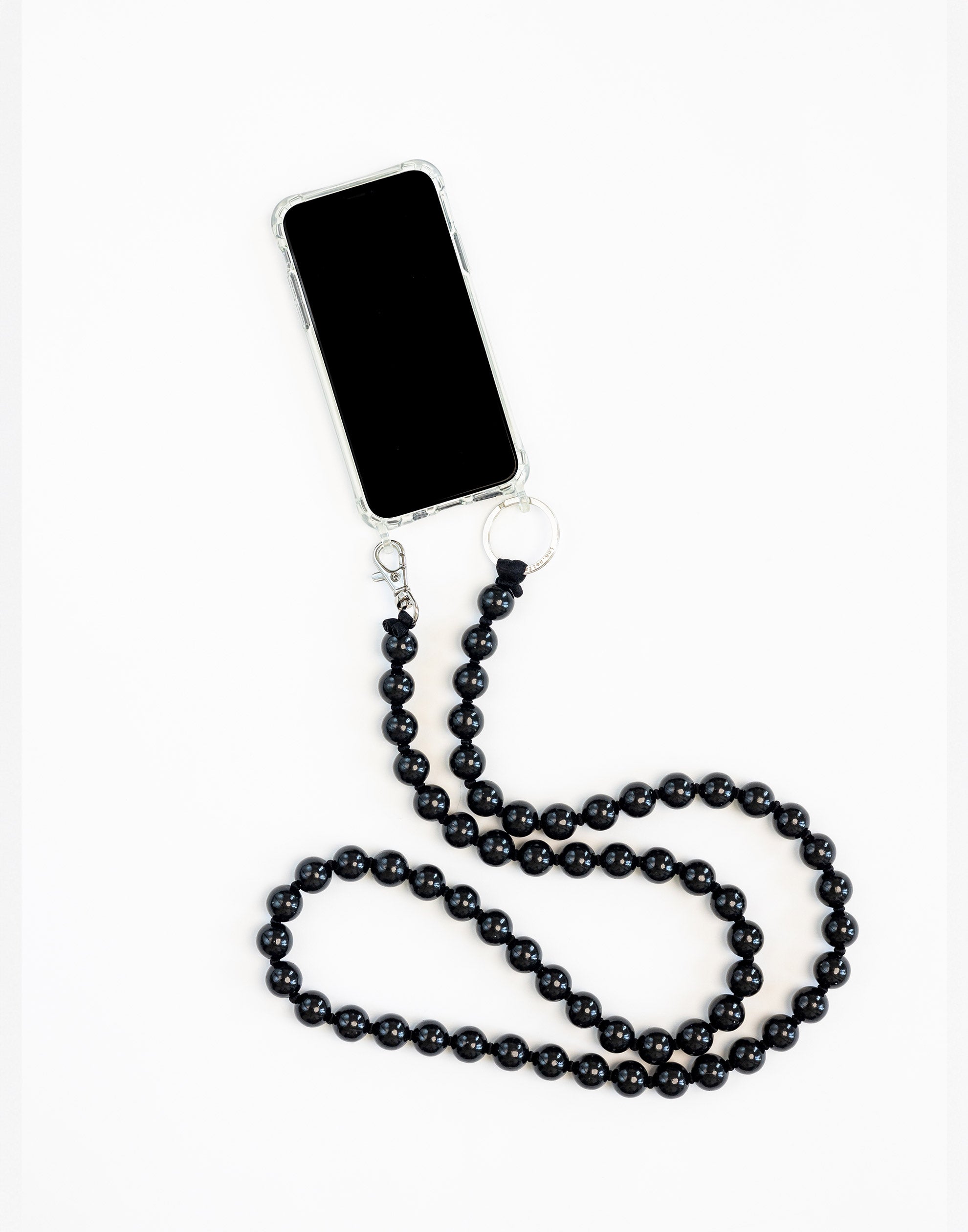 Black Big Phone Necklace