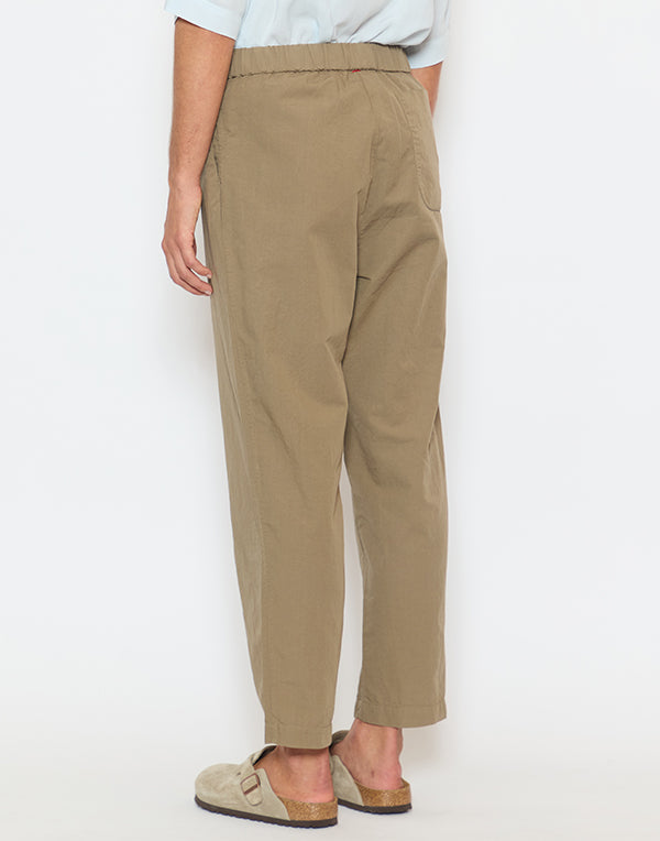 Olive Cotton & Linen Fabi Italian Pants