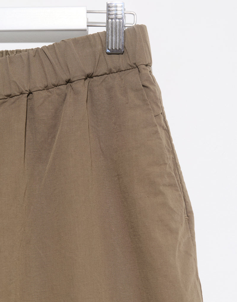 Olive Cotton & Linen Fabi Italian Pants