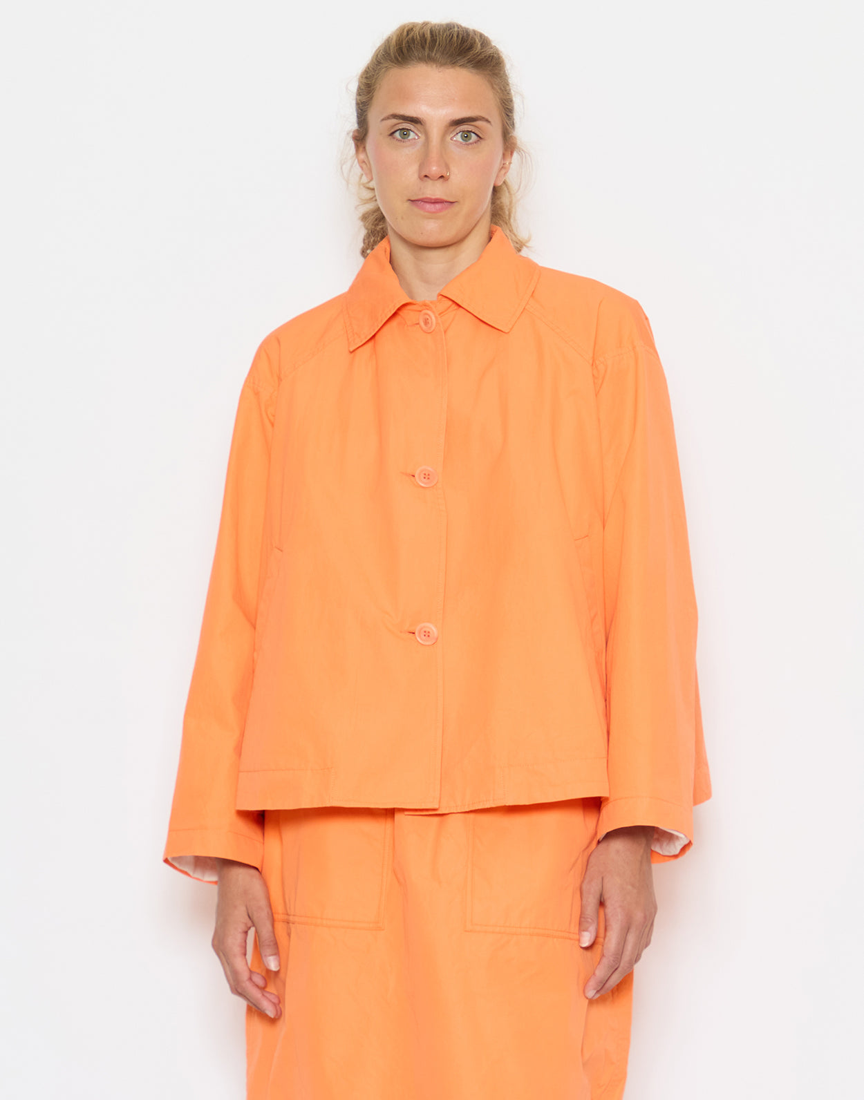 Pumpkin Cotton Drays Jacket