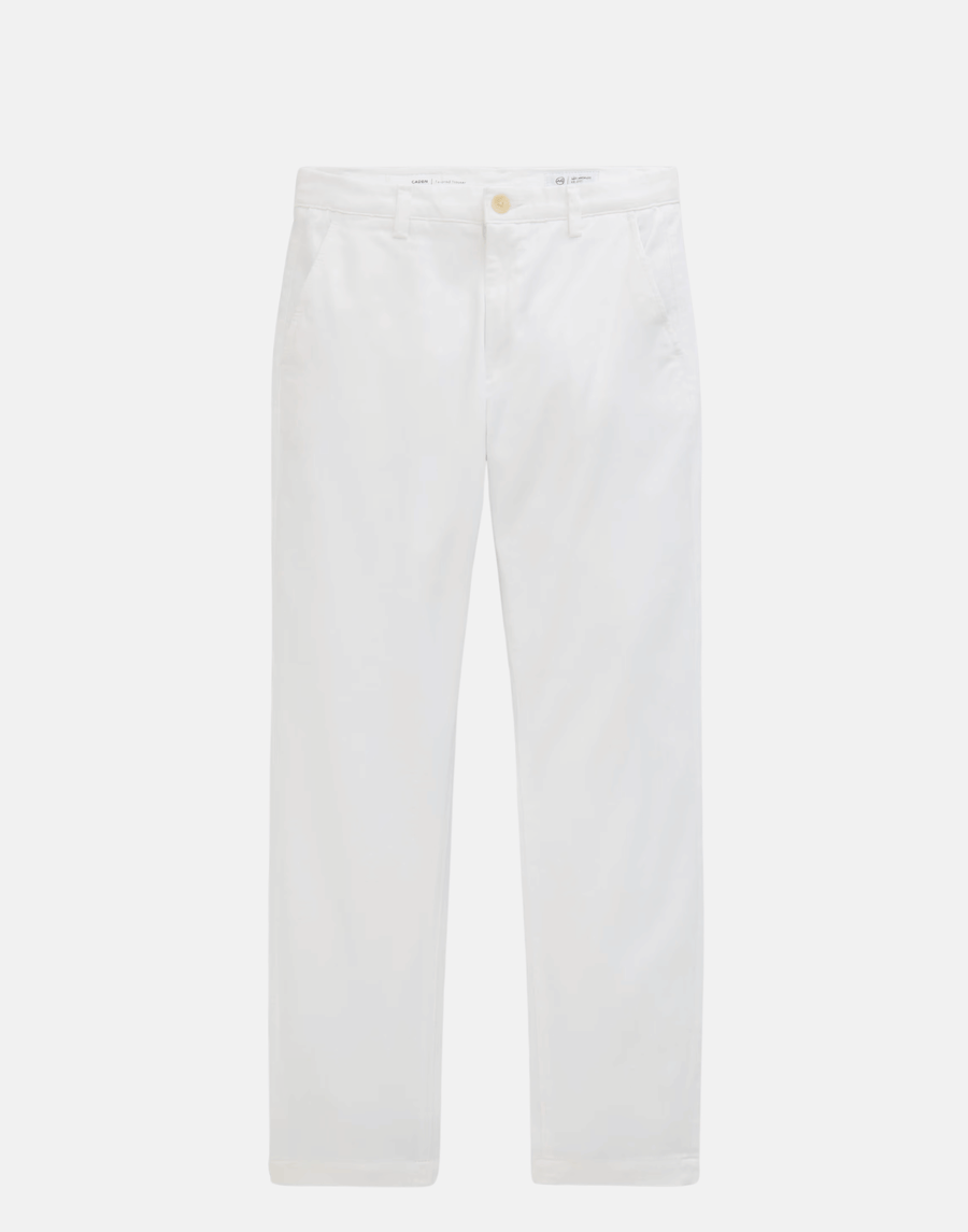 White Caden Trousers