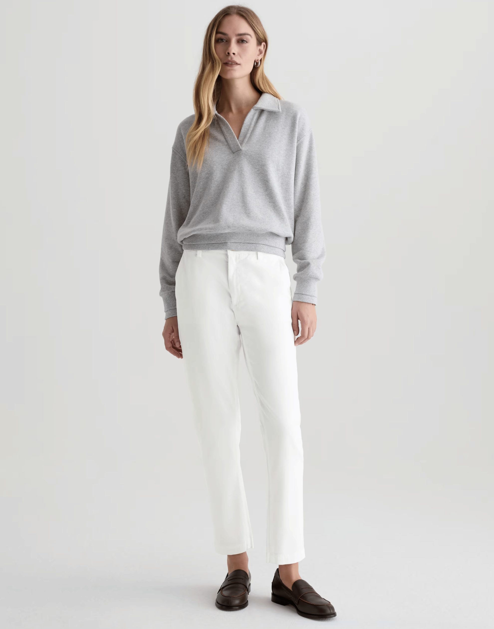 White Caden Trousers