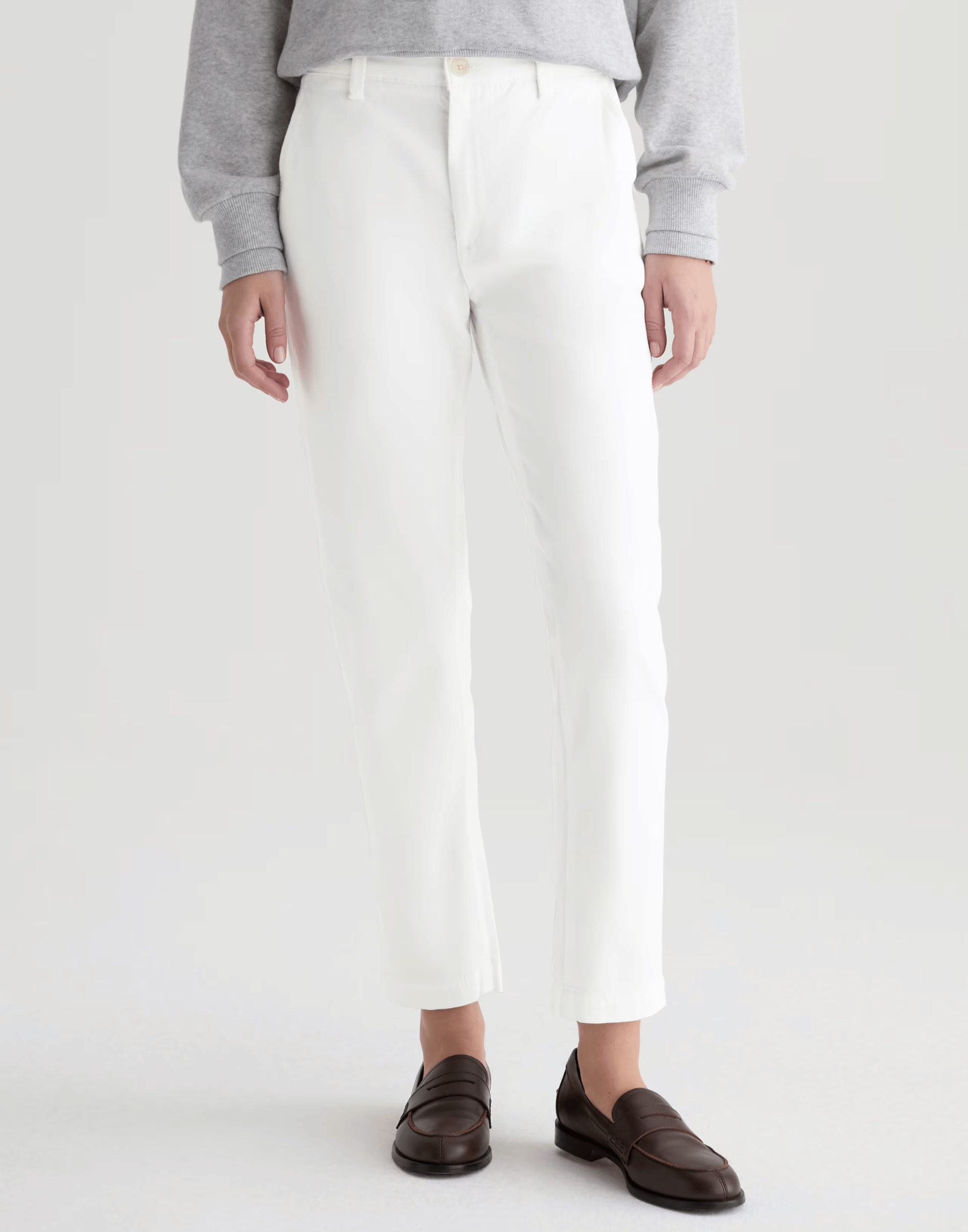 White Caden Trousers