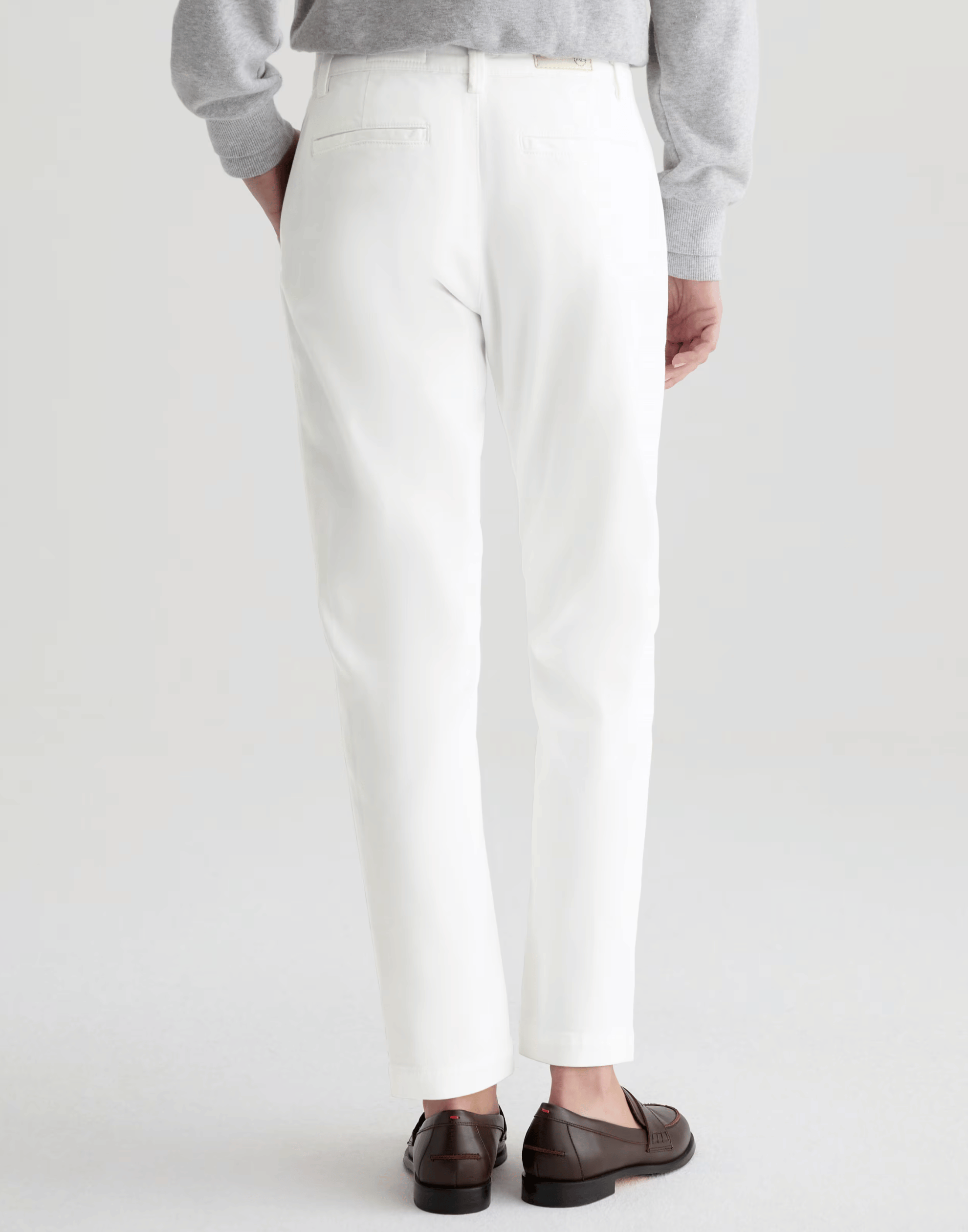 White Caden Trousers