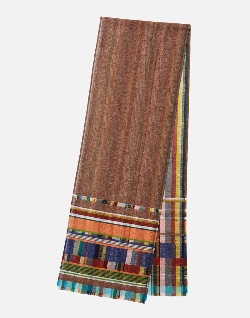 Mallard Silk & Wool Fritton Scarf