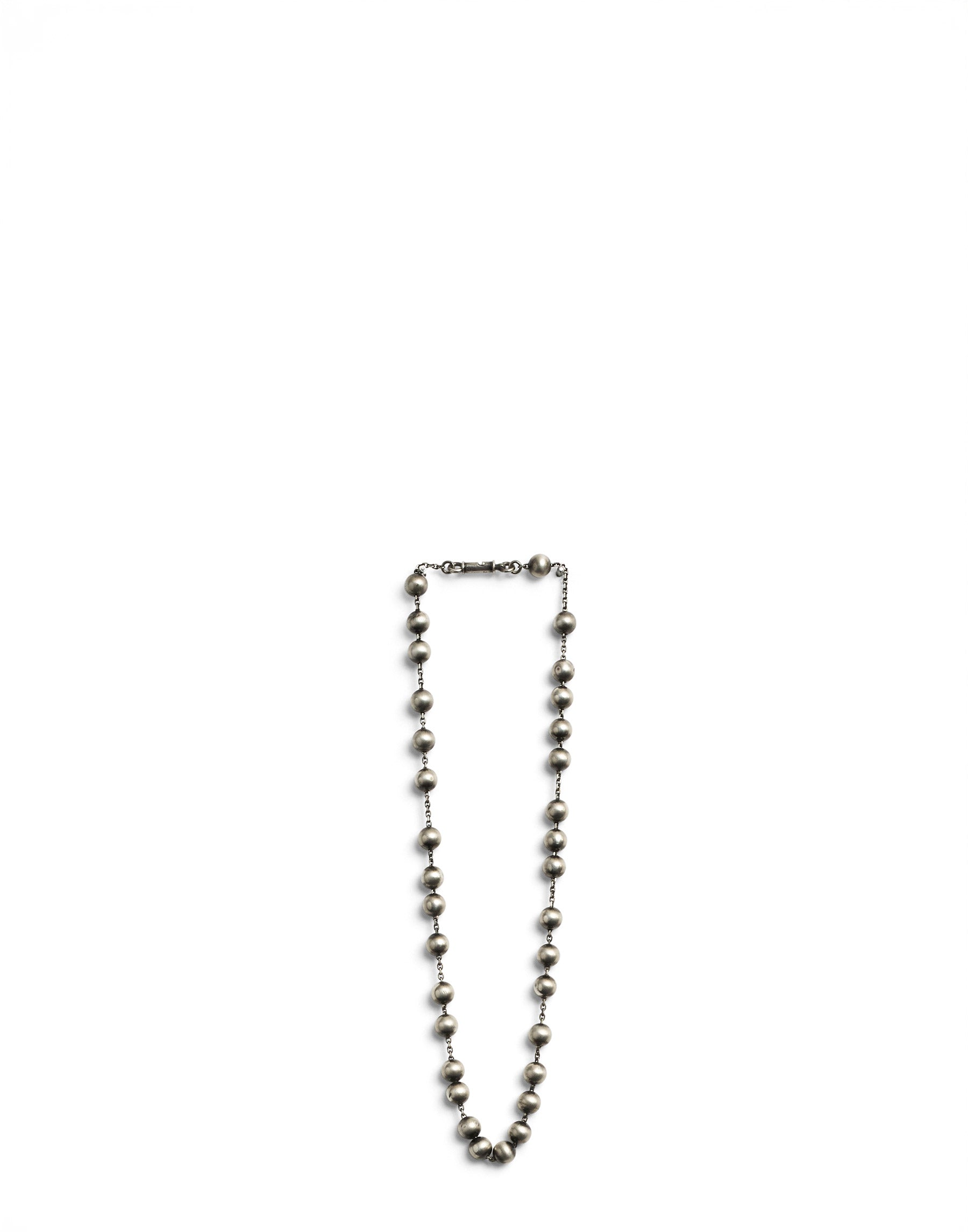 Silver Pearls Necklace