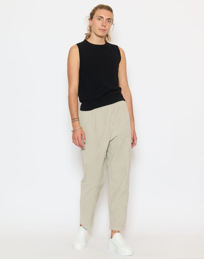Sand Cotton Cord Trousers