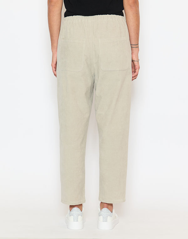 Sand Cotton Cord Trousers