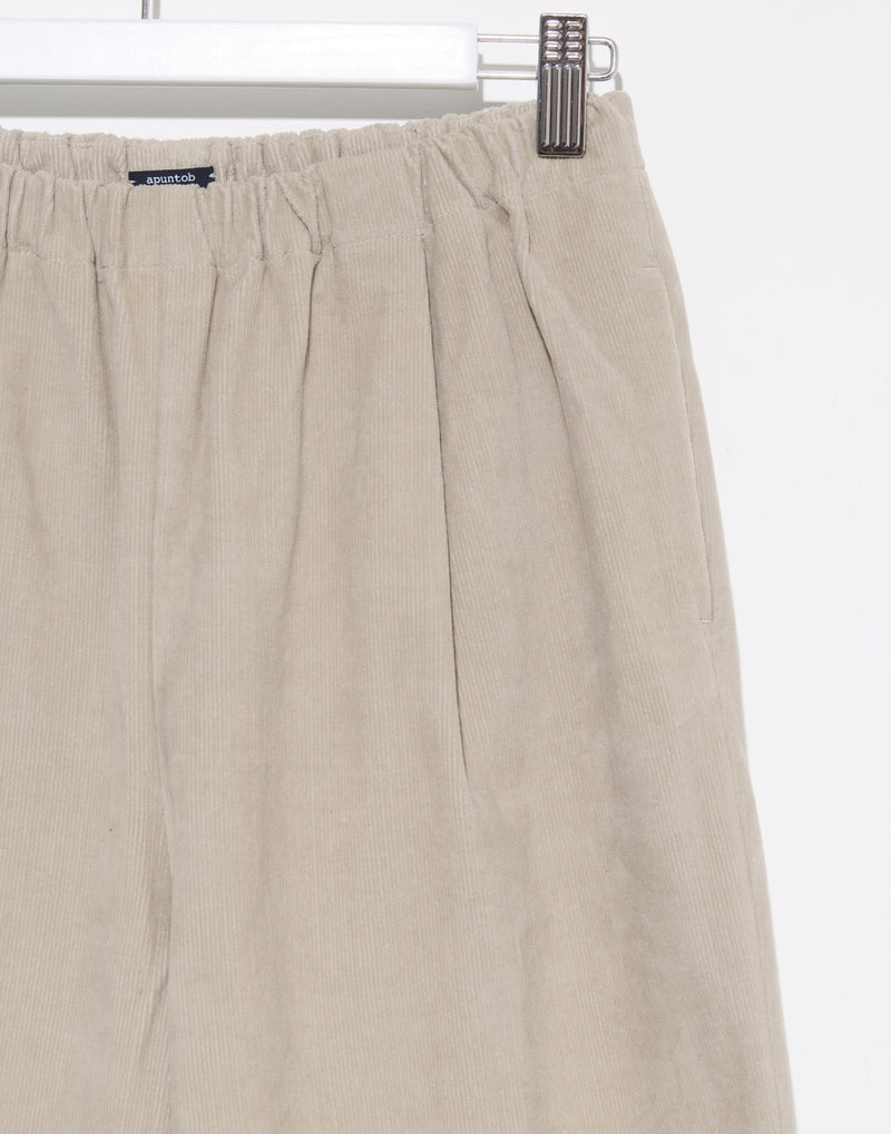 Sand Cotton Cord Trousers