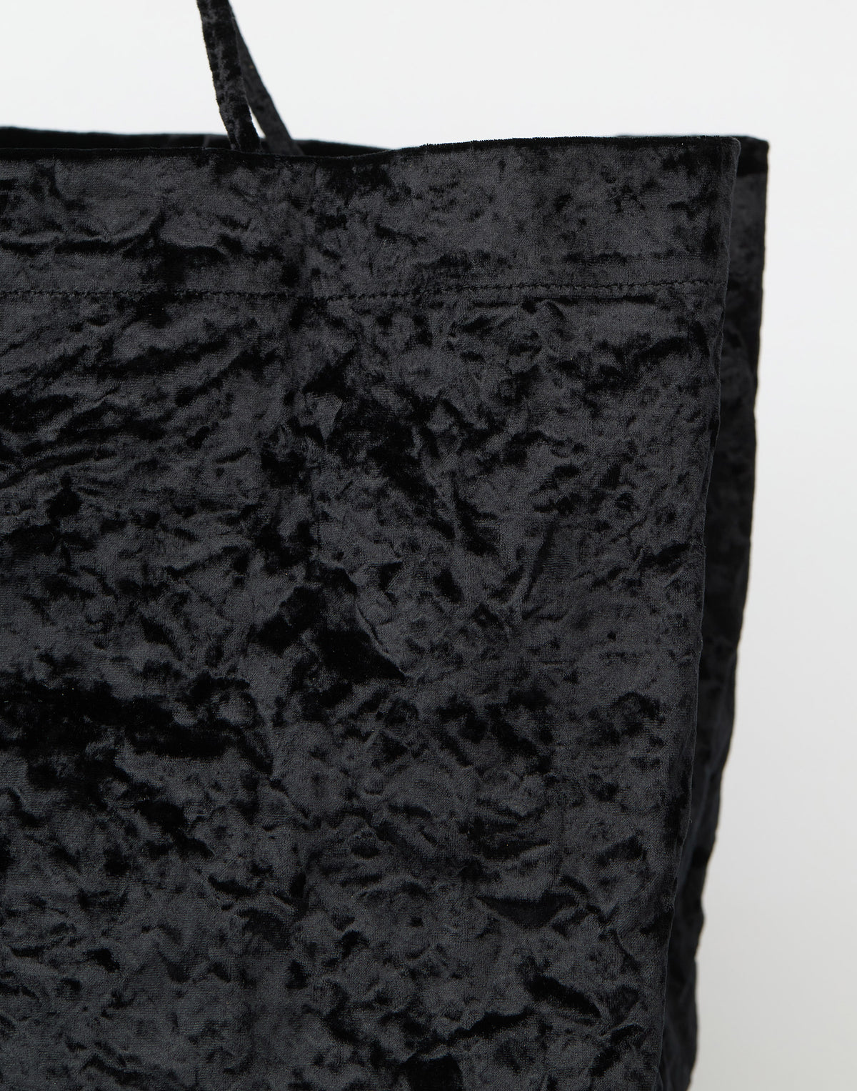 Black Velvet Maxi Tote Bag