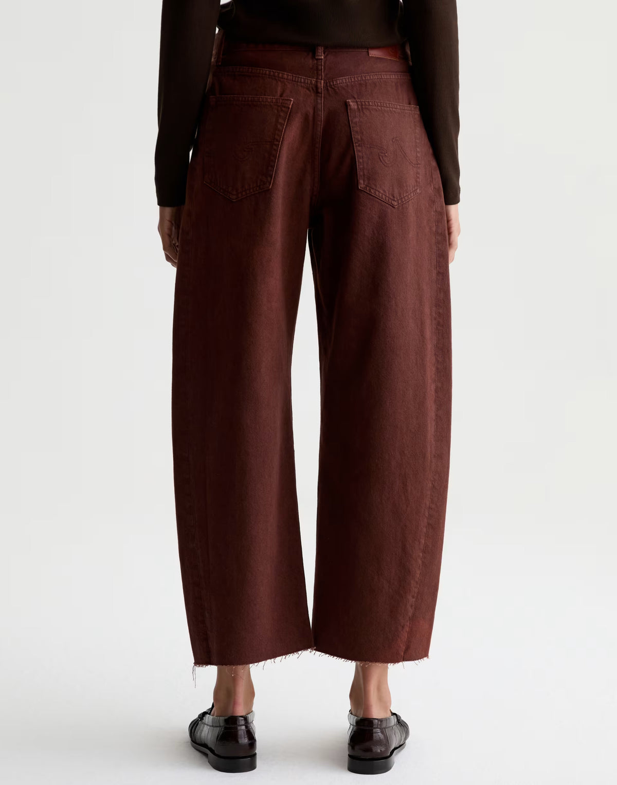 Chestnut High-Rise Hattie Crop Jeans
