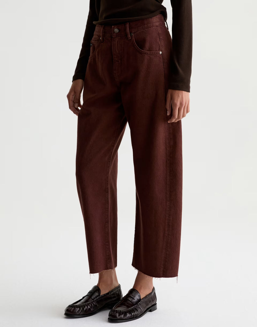 Chestnut High-Rise Hattie Crop Jeans