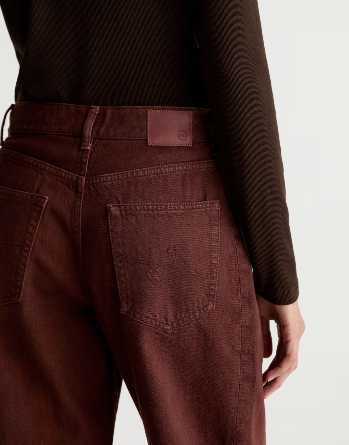 Chestnut High-Rise Hattie Crop Jeans