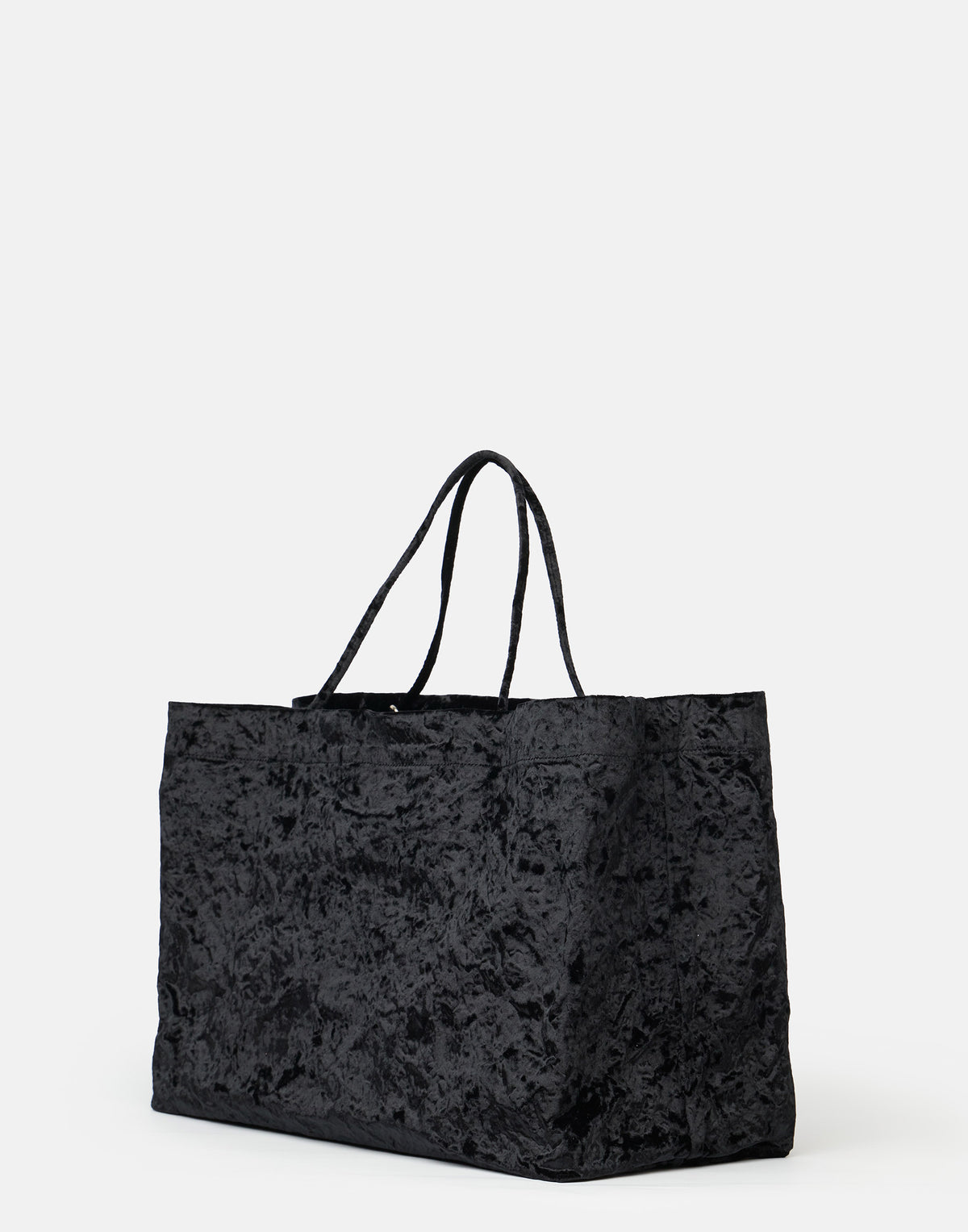 Black Velvet Maxi Tote Bag