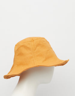 Mustard Cotton & Linen Everyday Hat