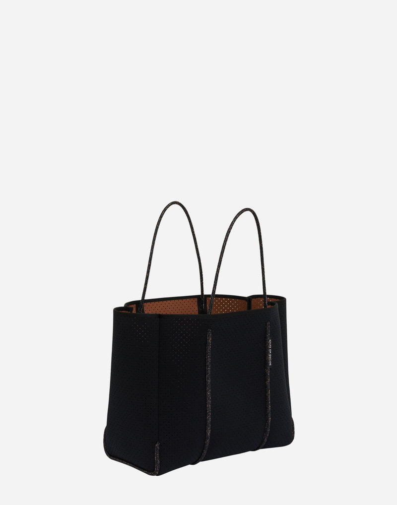 Shop State of Escape Bags Online | Black & Saddle Dual Tone
