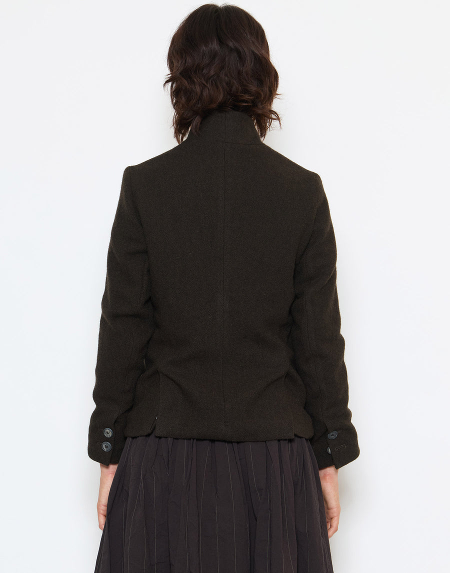 Bark Brown Wool Tyrol Jacket