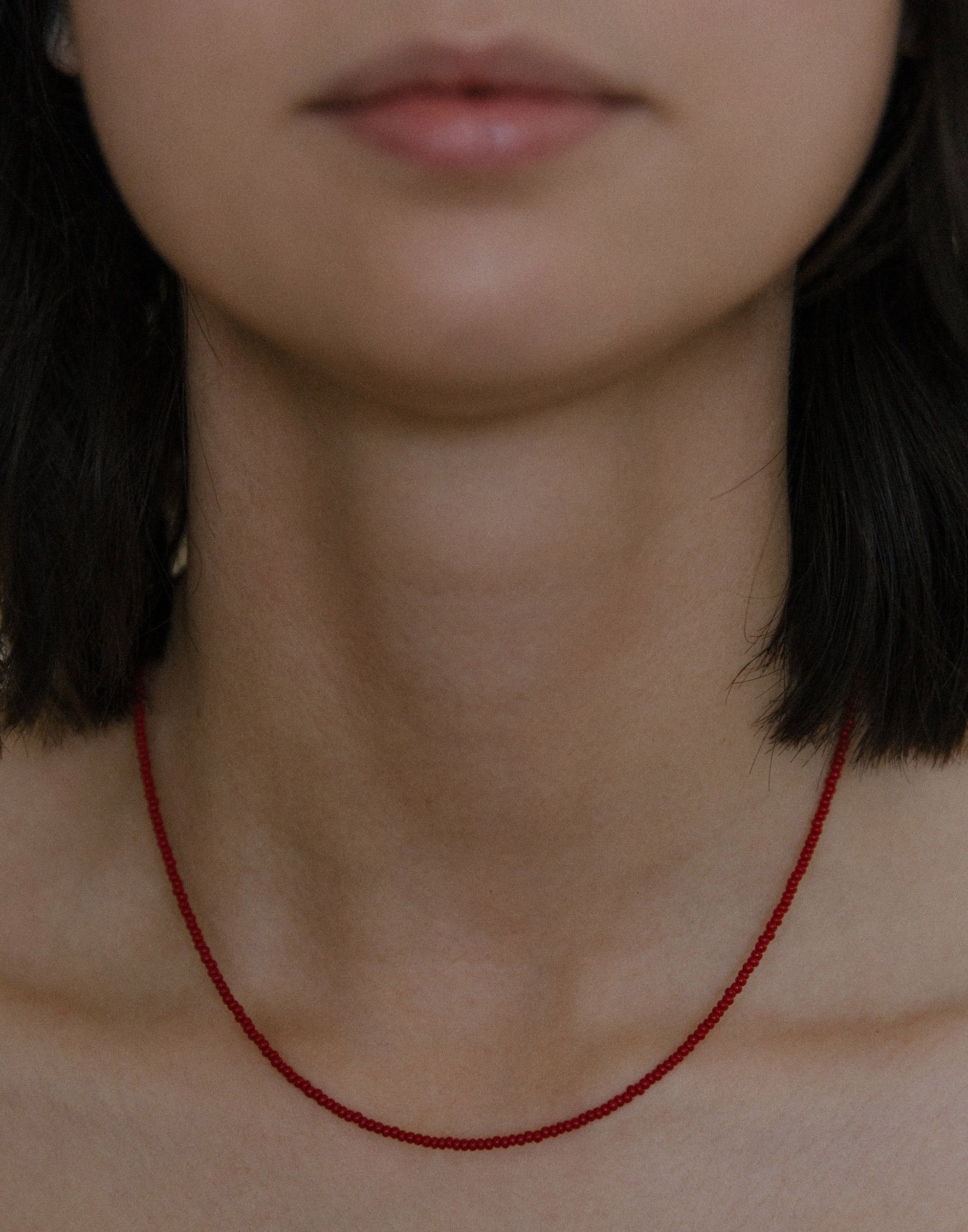 Red & Silver Noah Necklace