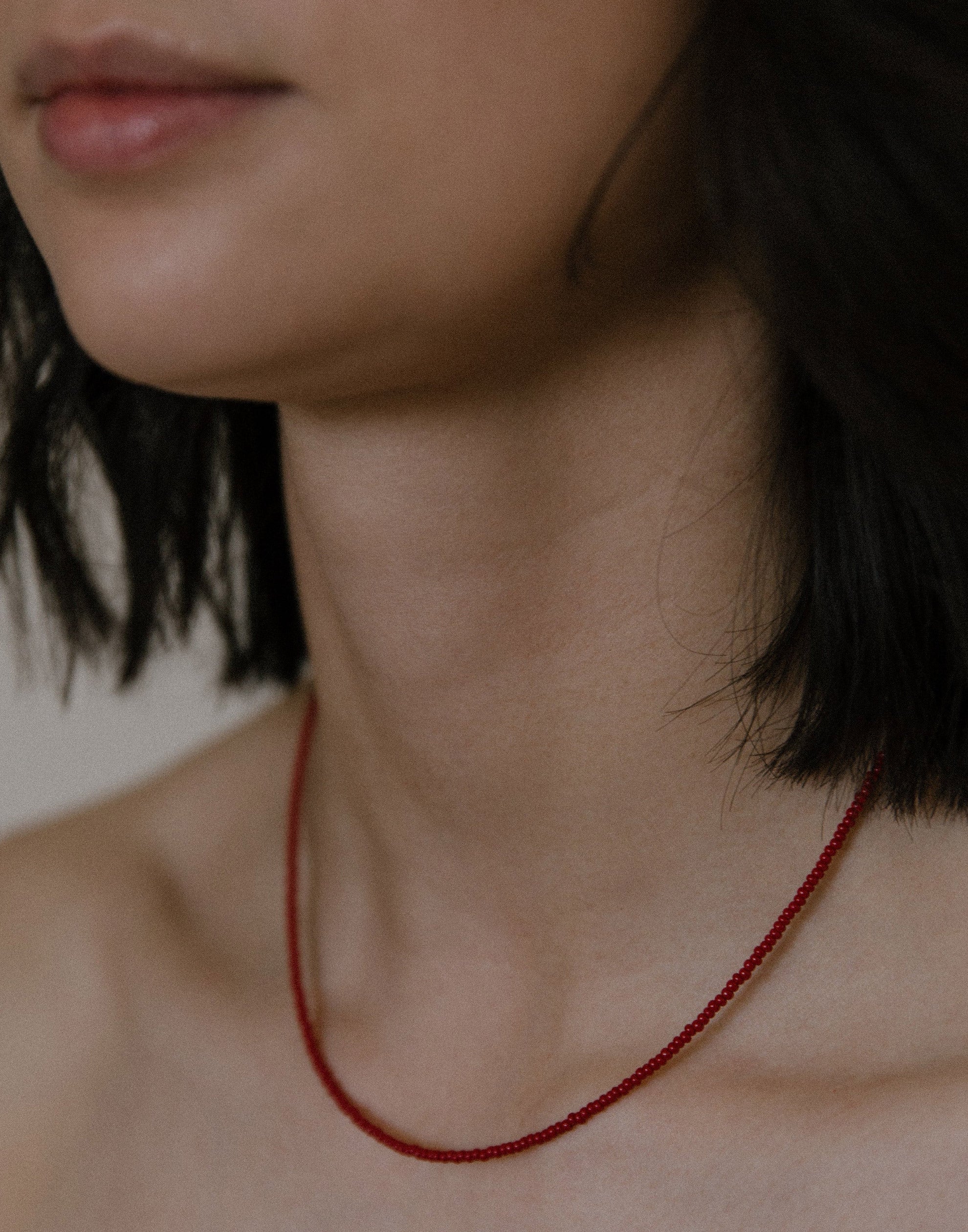 Red & Silver Noah Necklace