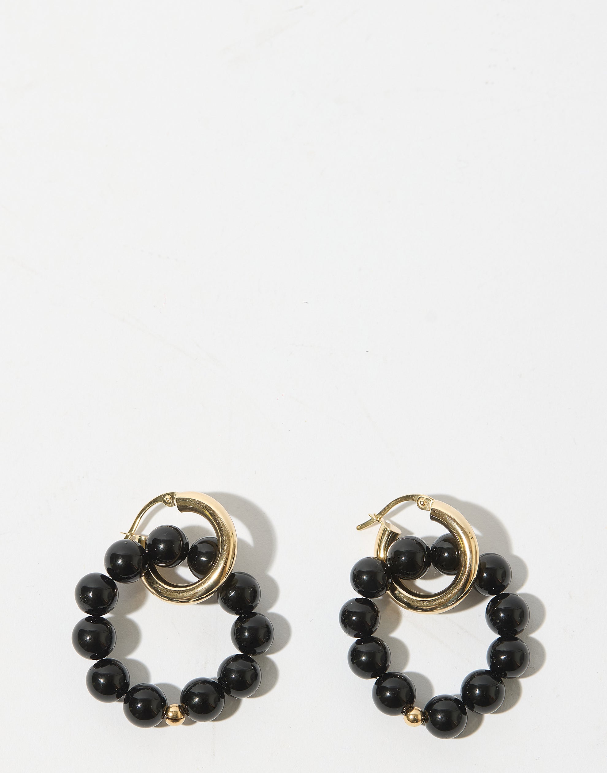 Onyx & Gold Nolan Earrings