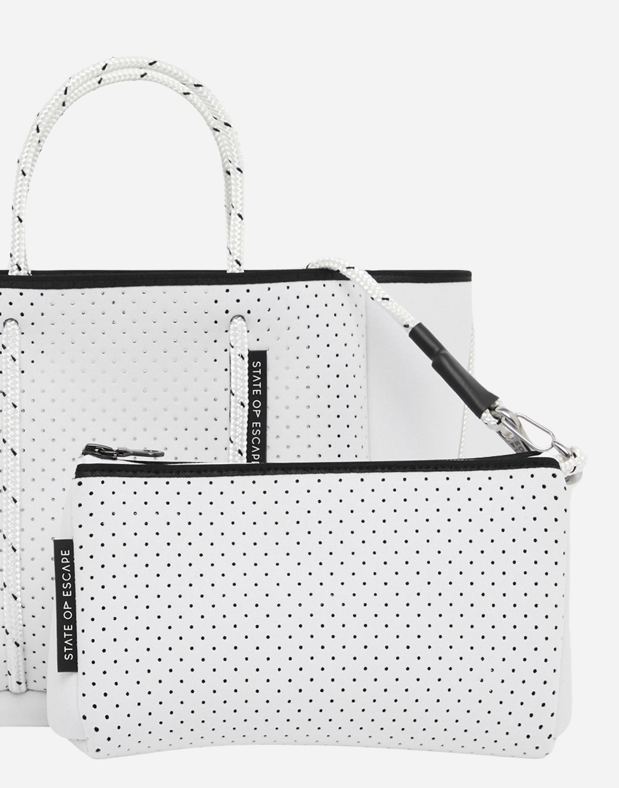 Shop State of Escape Bags Online | White Petite Escape Bag Shop State of Escape Bags Online | White Petite Escape Bag