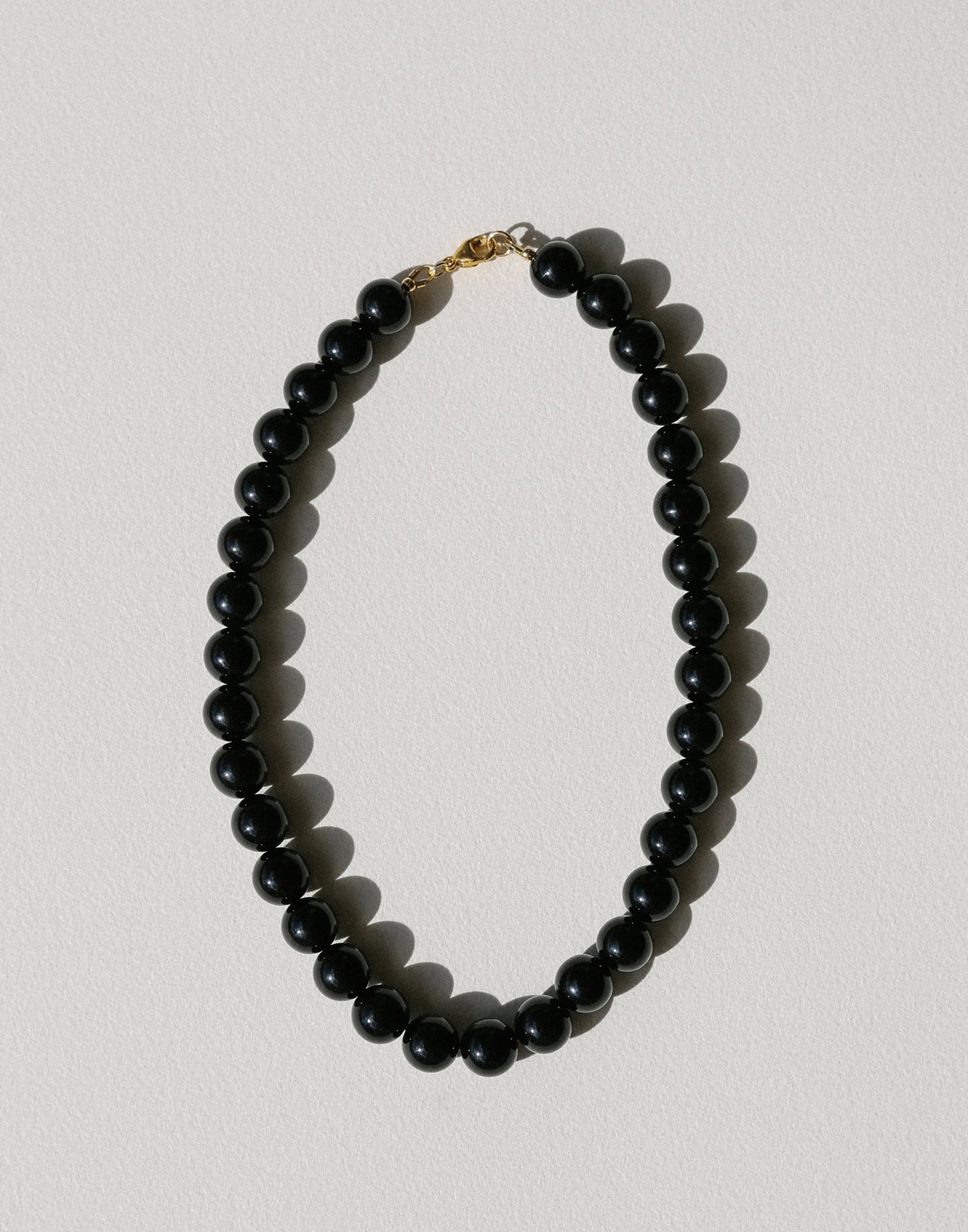 Onyx & Gold Porter Necklace