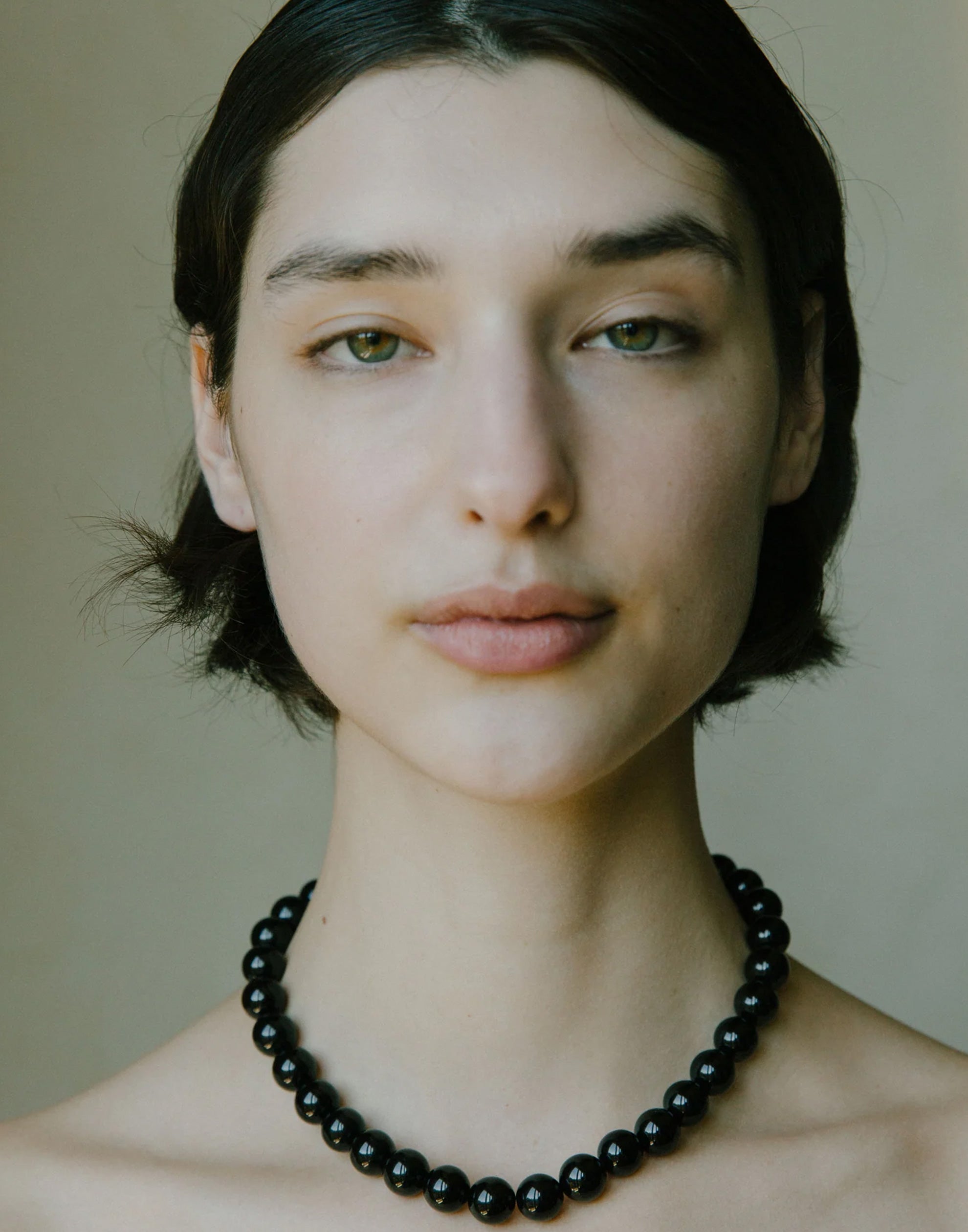 Onyx & Gold Porter Necklace