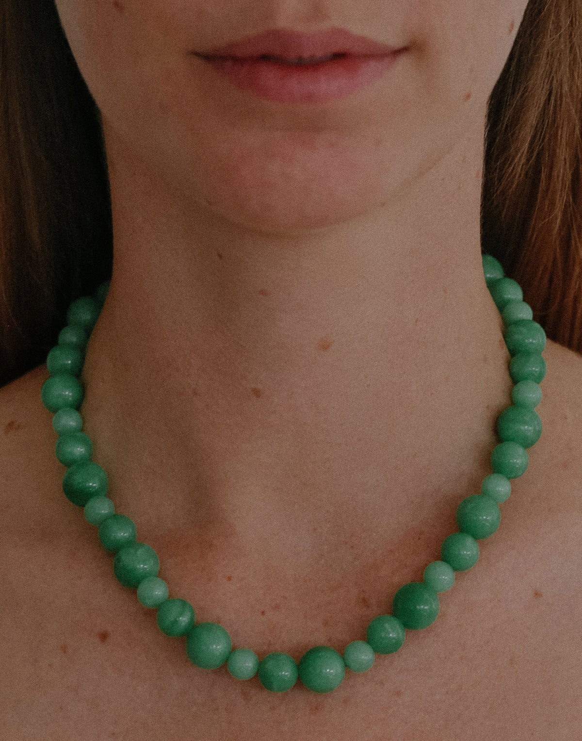 Zambian Jade & Silver Raphael Necklace
