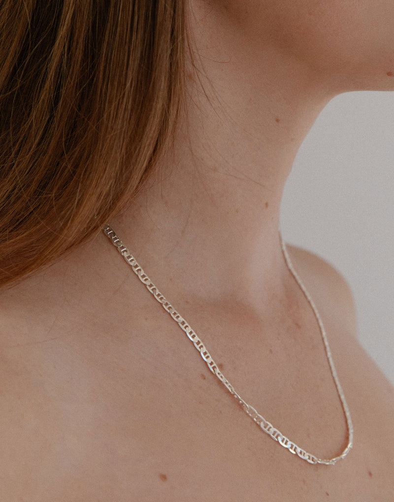 Silver Theo Chain Necklace