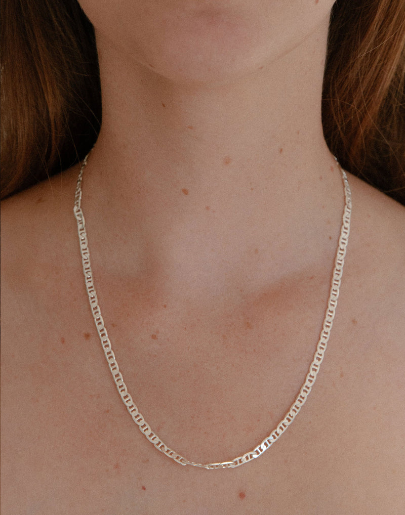 Silver Theo Chain Necklace
