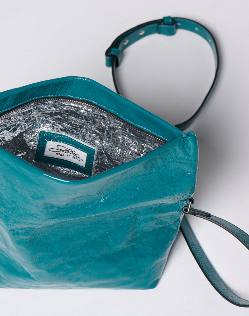 Lago Patent Leather Shoulder Bag