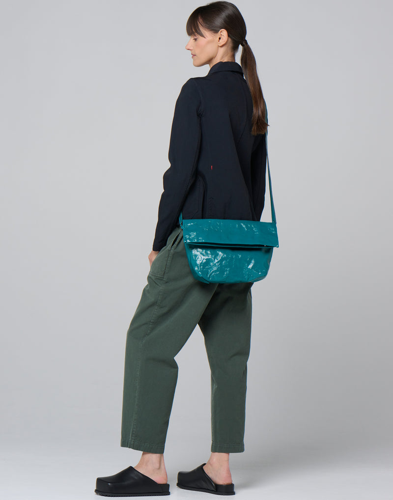 Lago Patent Leather Big Shoulder Bag