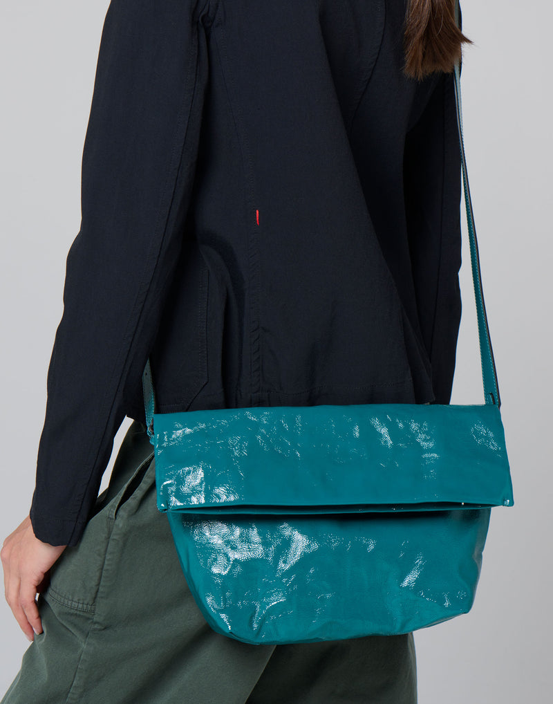 Lago Patent Leather Big Shoulder Bag