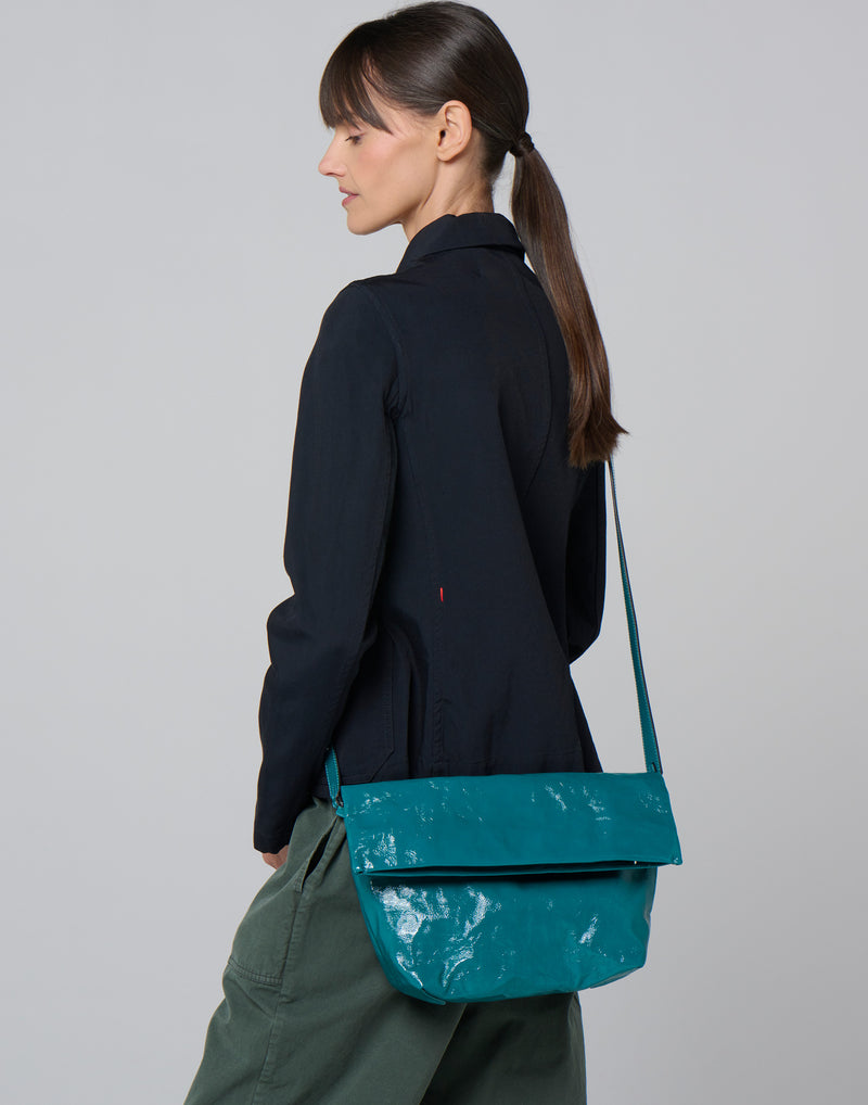 Lago Patent Leather Big Shoulder Bag