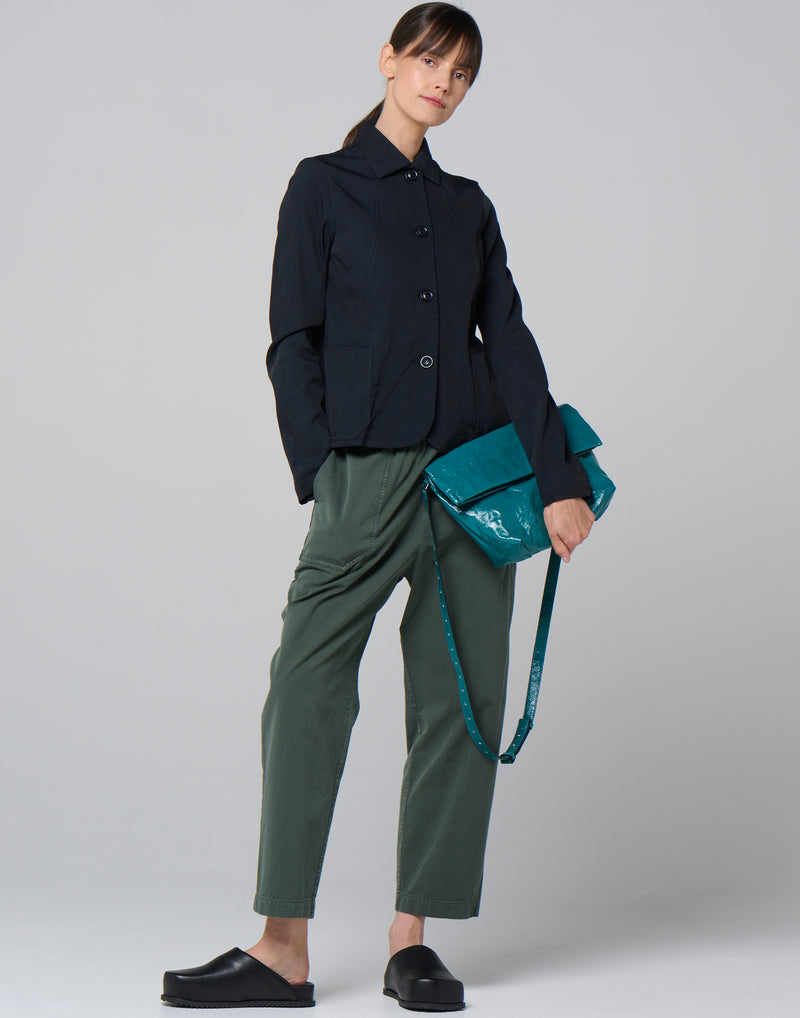 Lago Patent Leather Big Shoulder Bag