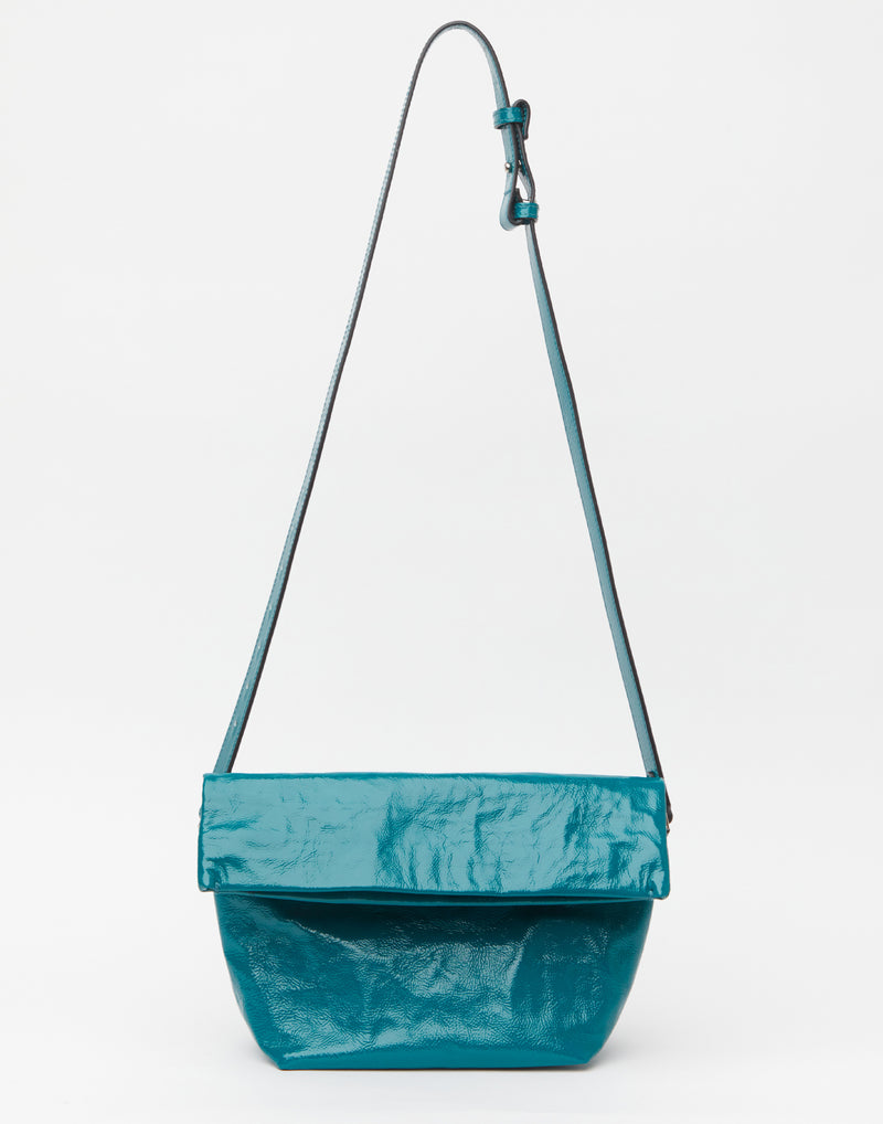 Lago Patent Leather Big Shoulder Bag