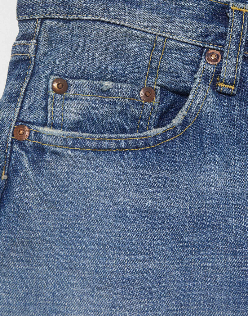 Selvedge Denim Vintage Straight Cut Jeans