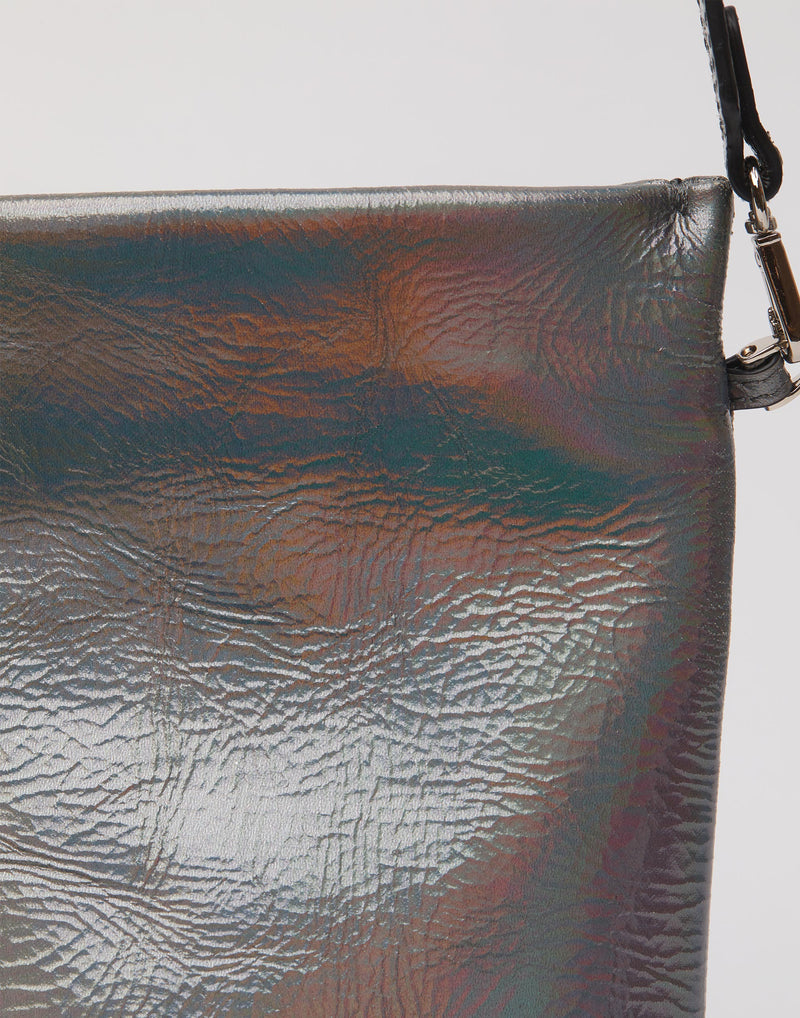 Thunder Leather Cross Body Belt Bucket Bag