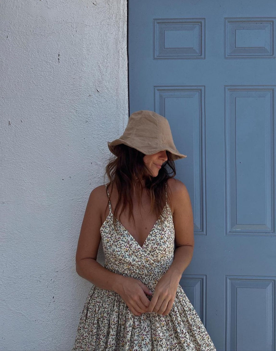 Hazelnut Cotton & Linen Everyday Hat