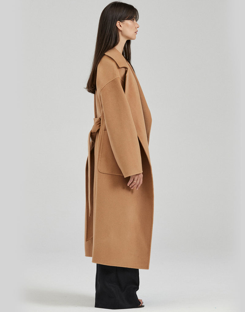 Camel Cashmere & Wool Camilla Coat
