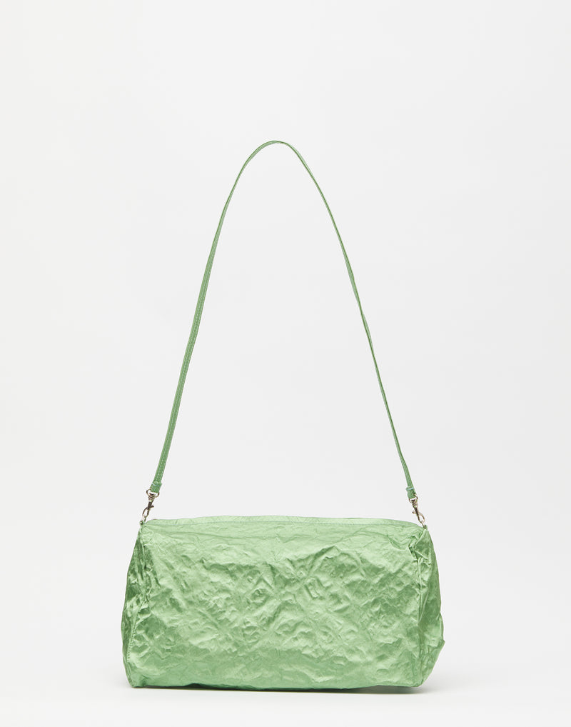 Linden Green Satin Ella Bag