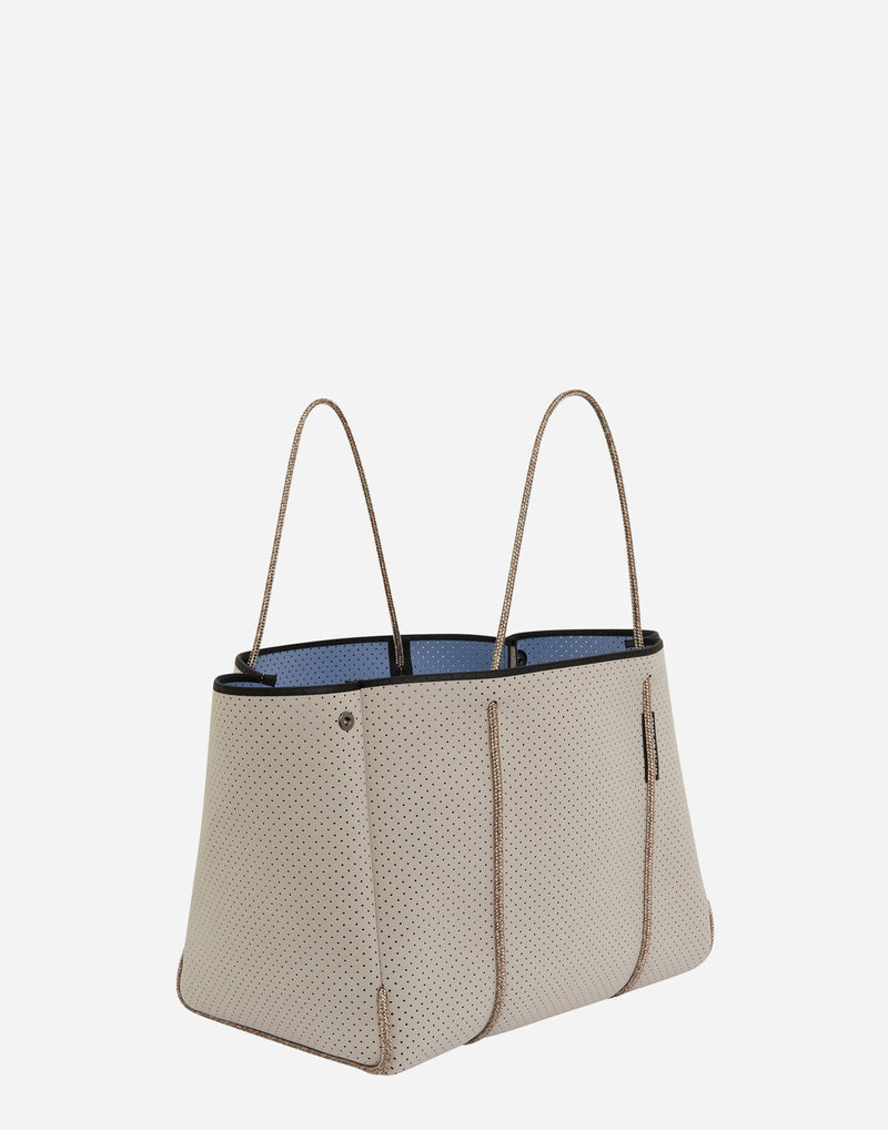 Stone & Washed Lapis Dual Tone Escape Tote