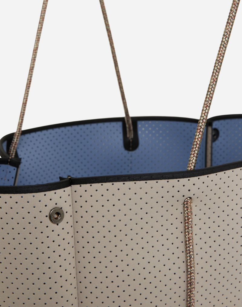 Stone & Washed Lapis Dual Tone Escape Tote