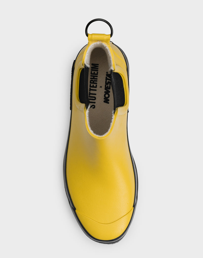 Sunflower & Black Chelsea Rainwalker Boots