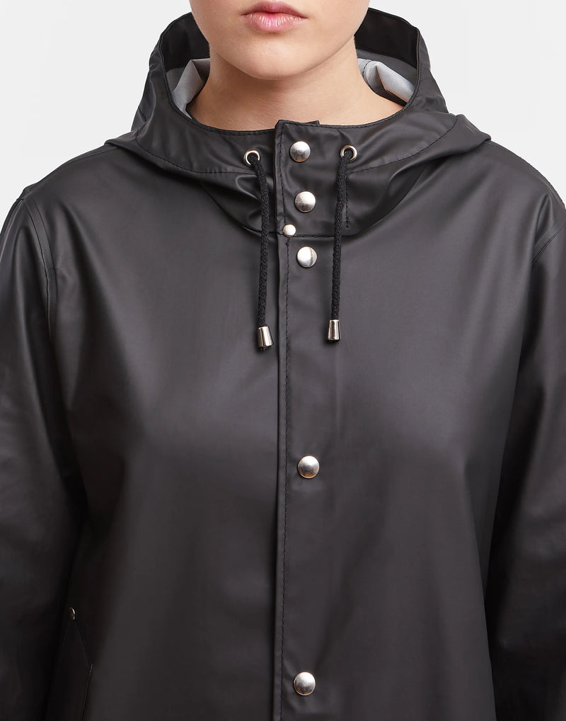 Black Lightweight Stockholm Raincoat